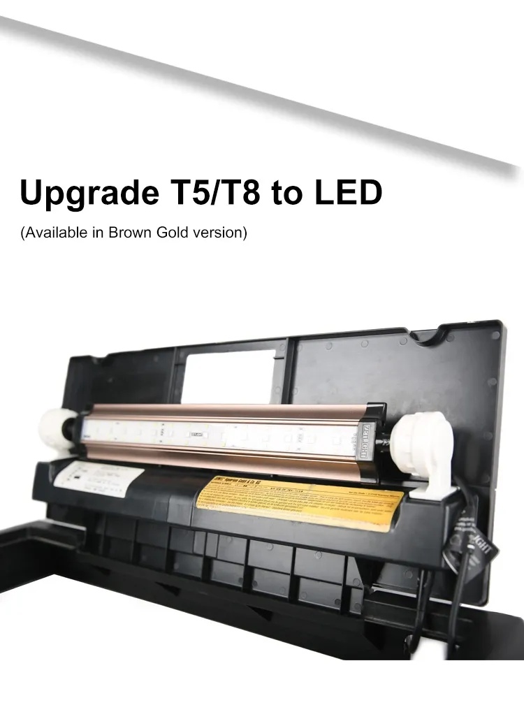 Zetlight Lancia WiFi Freshwater LED Light (300P–1500P) – App Controlled Planted Aquarium Lighting - Image 6