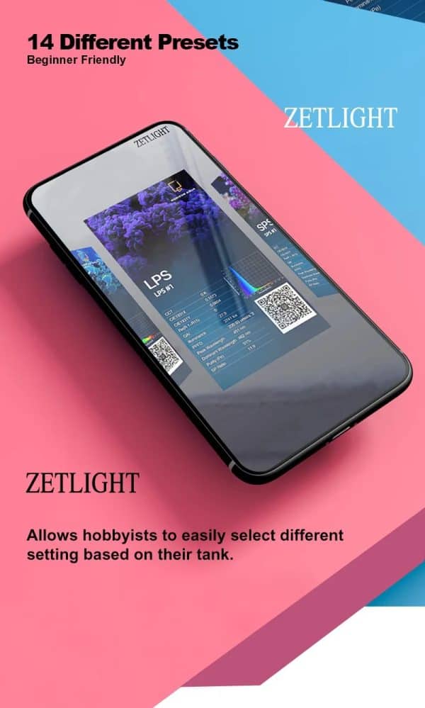 Zetlight Qmaven II Q6-90 Marine LED Light (WiFi App Controlled Reef Lighting)