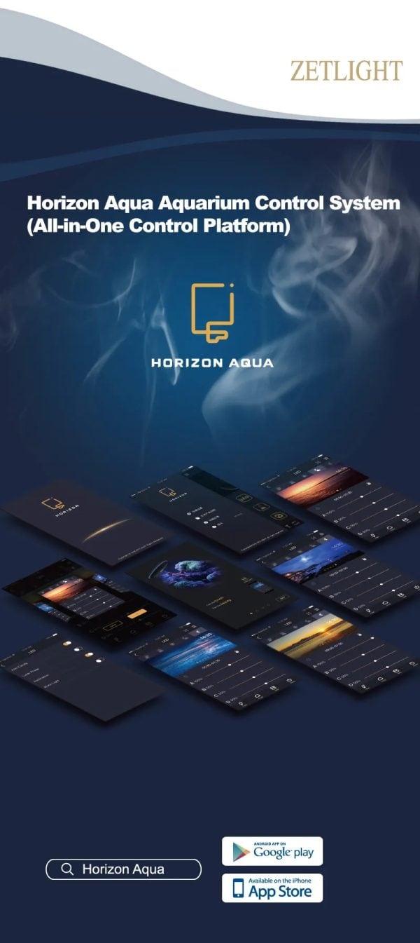 Zetlight Qmaven II Q6-120 Marine LED Light (210W–250W, WiFi Reef Lighting)