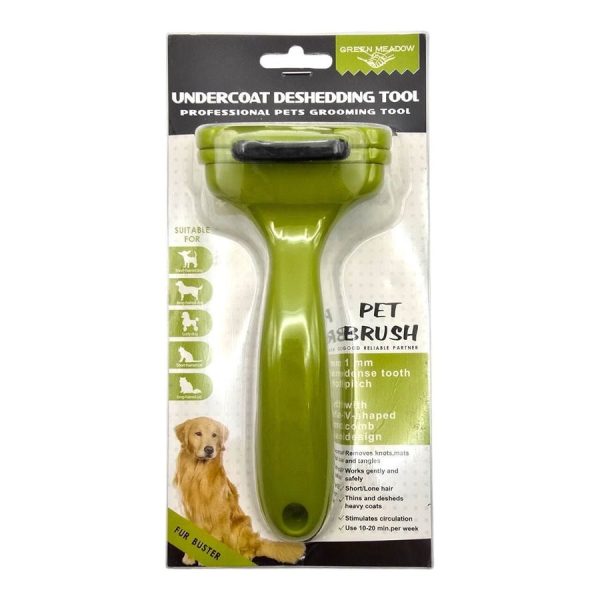 Green Meadow Pet Undercoat Deshedding Tool