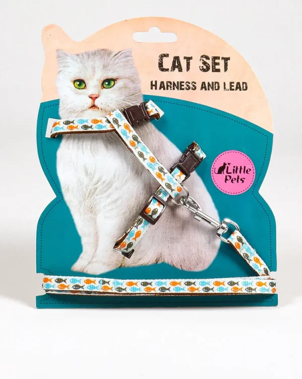 Adjustable Cat Harness and Lead – Comfortable Escape-Resistant Walking Set