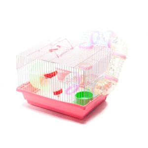 Hamster Cage With Tunnel (35cm x 28cm x 23cm) - Image 6