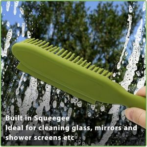 Green Meadow Rubber Fur Accumulator Brush – Hair Removal & Grooming Brush - Image 5