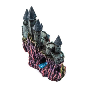 Magical Castle Fish Tank/Aquarium Resin Ornament (24x10x25cm) - Image 4