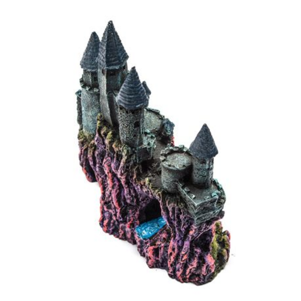 Magical Castle Fish Tank/Aquarium Resin Ornament (24x10x25cm)