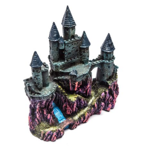 Magical Castle Fish Tank/Aquarium Resin Ornament (24x10x25cm) - Image 3