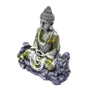 Meditating Buddha Fish Tank/Aquarium Resin Ornament - Image 2