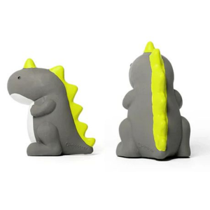 Latex T-Rex Dog Toy with Squeaker - Non-Toxic Natural Rubber (14cm) - Image 3