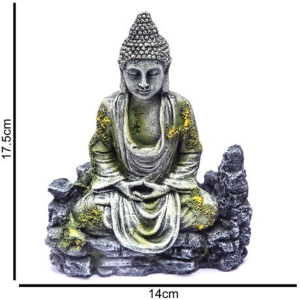 Meditating Buddha Fish Tank/Aquarium Resin Ornament - Image 3