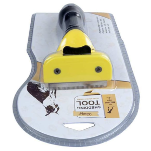 Shedding Tool for Medium & Large Dogs – 7.3cm Curved Blade Deshedding Comb - Image 2
