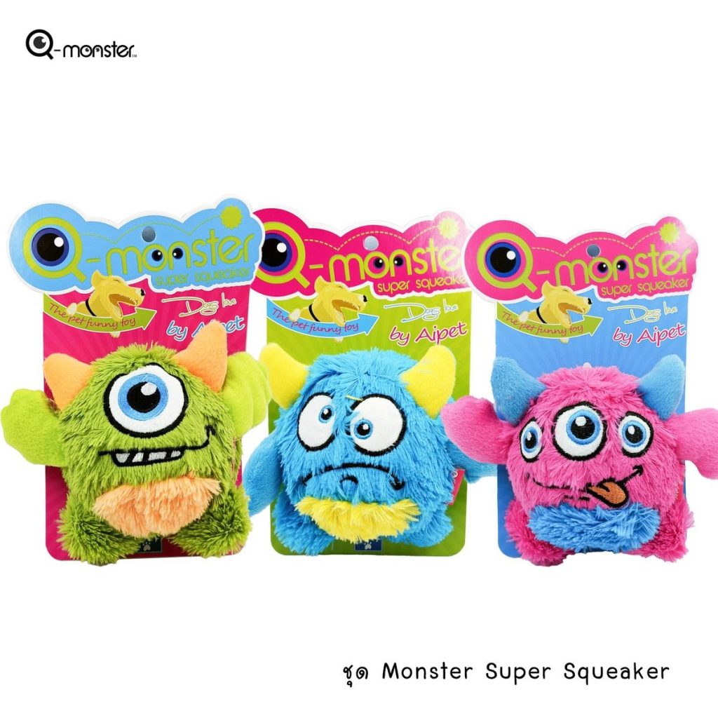 Monster Super Squeaker (Please Select Size and Colour)