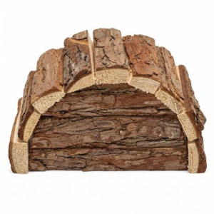 Natural Wood Rodent Hideout/House (24cm) - Hamster/Mouse/Rat - Image 6