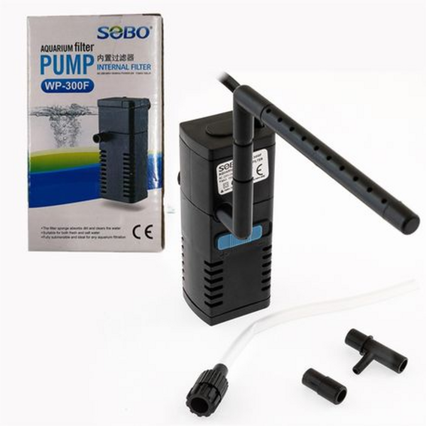 SOBO WP-300F Internal Aquarium Filter Pump 2W 150L/h (220-240V)