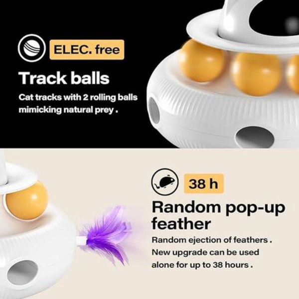 4-in-1 Interactive Smart Cat Toy