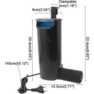 SOBO WP-208H Hang-On Aquarium Filter - 500L/h, 5W - Image 5