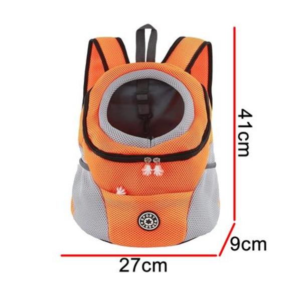 Dog & Cat Backpack L (41x27x9cm) - Please Select Colour - Orange