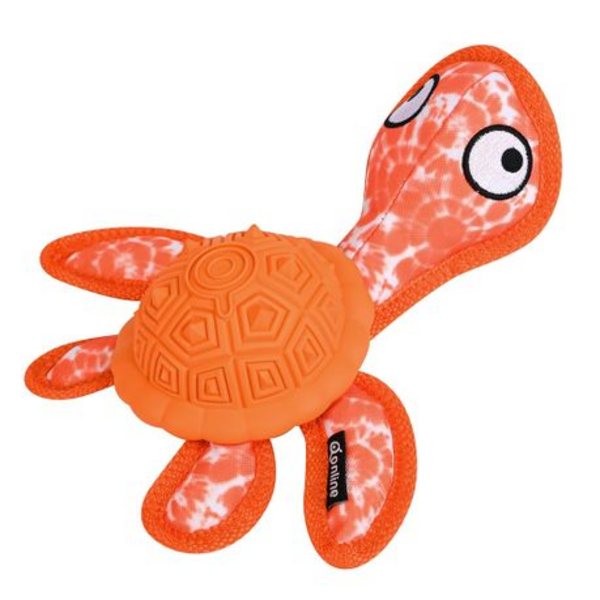 Turtle Dog Chew Toy with Squeeker & Treat Dispenser