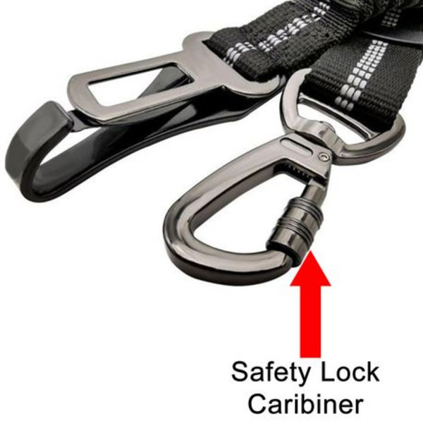 2 Pack Adjustable Premium Dog Bungee Seatbelt
