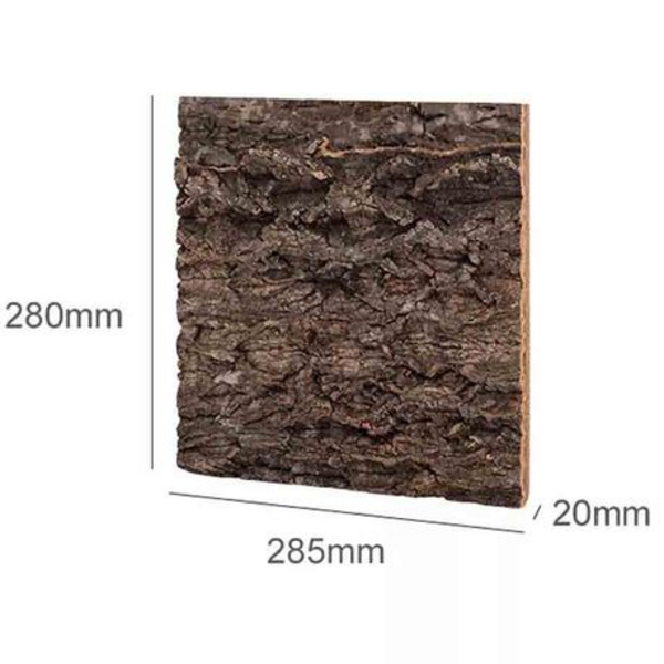 Cork Background All Natural Decorative For Terrariums and Plants