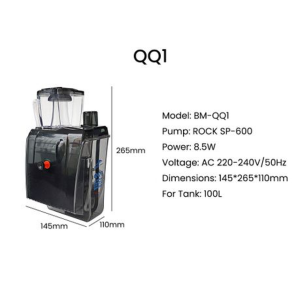 Bubble-Magus QQ1 Hang-On External Nano Skimmer - Image 3