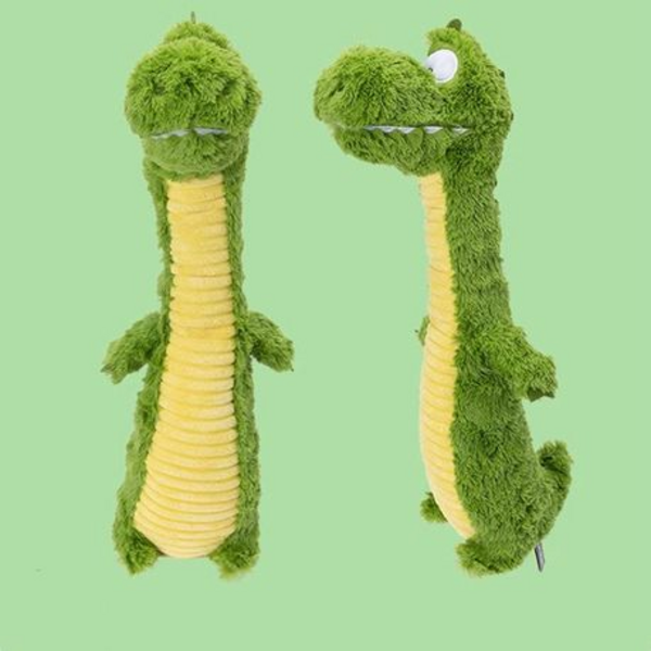 Dinosaur Plush Dog Toy with Squeaker - 47cm