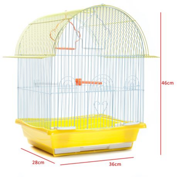 Bird Cage with Accessories 36x28x46cm