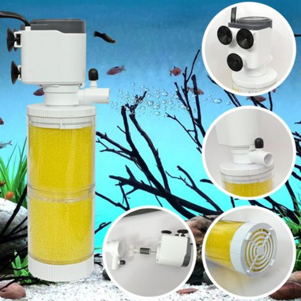 SOBO Aquarium Internal Filter Pump WP-1500A |Power: 8W Flow Max: 600L/H