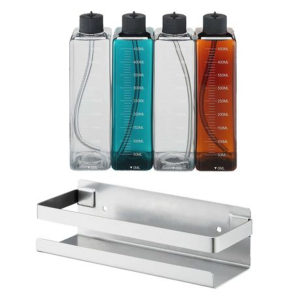 Chihiros Dosing Containers & Stainless Steel Holder Kit - 4 x 500ml - Image 1