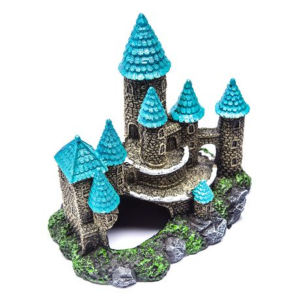 Castle Fish Tank/Aquarium Resin Ornament (17.5x12.5x16cm) - Image 3