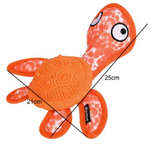 Turtle Dog Chew Toy with Squeeker & Treat Dispenser - Image 9