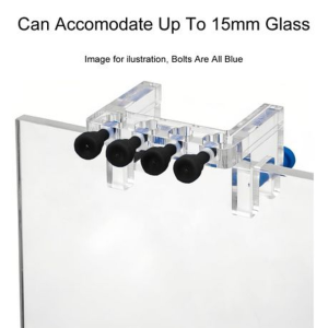 Acrylic 4-Tube Holder Clamp for Aquarium Dosing Lines (Up to 15mm Glass) - Image 5
