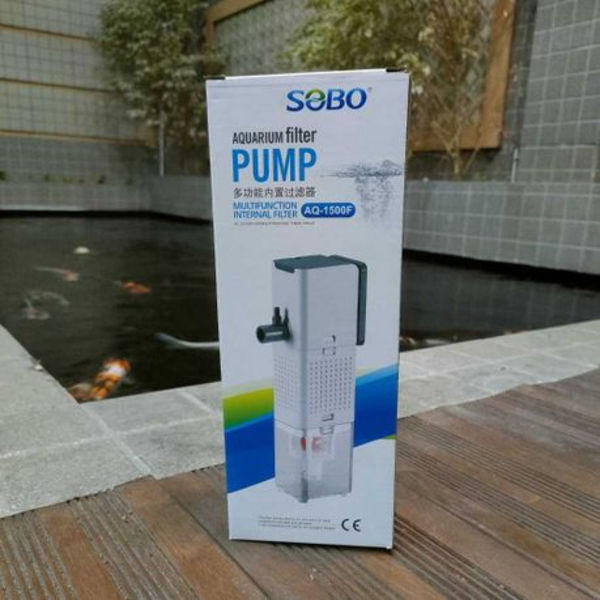 SOBO AQ-1500F Internal Aquarium Filter Pump 25W 1500L/h