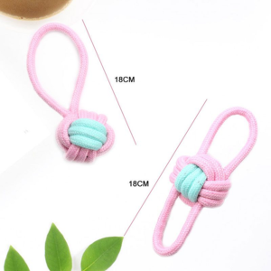 7 Piece Set Dog Bite-resistant Woven Knot Pet Training Cotton Rope Toys - Image 2