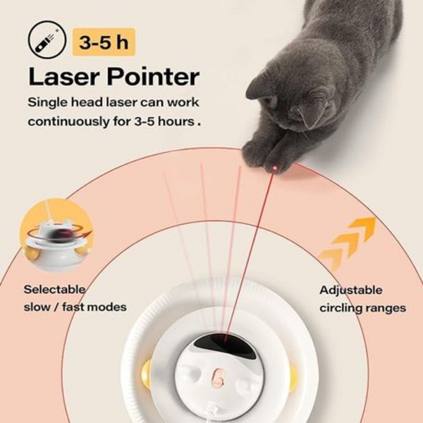 4-in-1 Interactive Smart Cat Toy
