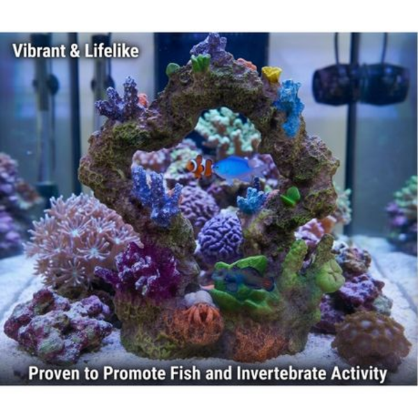 Coral Arch Resin Aquarium Ornament 21cm - Reef Rock Cave Decor