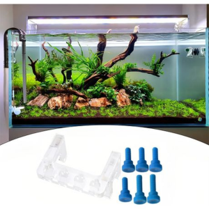 Acrylic 4-Tube Holder Clamp for Aquarium Dosing Lines (Up to 15mm Glass) - Image 3