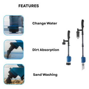 SOBO BO-058 Multifunction Aquarium Clean Pump Gravel Vacuum 32W - Image 5