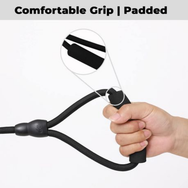 Adjustable No-Pull Dog Harness & Leash Set - Large (Black)
