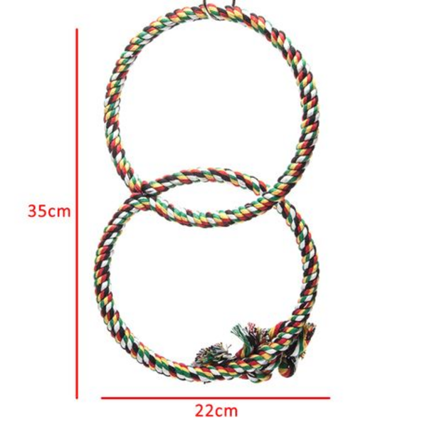 Parrot World Bird Toy Rope (T-009)