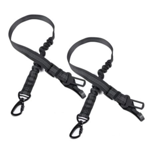 2 Pack Adjustable Premium Dog Bungee Seatbelt - Image 5
