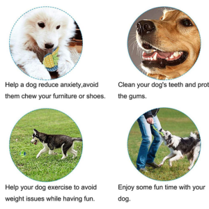 7 Piece Set Dog Bite-resistant Woven Knot Pet Training Cotton Rope Toys - Image 3