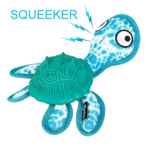 Turtle Dog Chew Toy with Squeeker & Treat Dispenser - Image 4