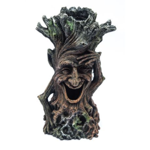 Smiling Tree Stump Fish Tank/Aquarium Resin Ornament