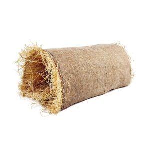 Natural Hay Tunnel Hideout for Small Pets - L (38x19x16cm) - Image 1