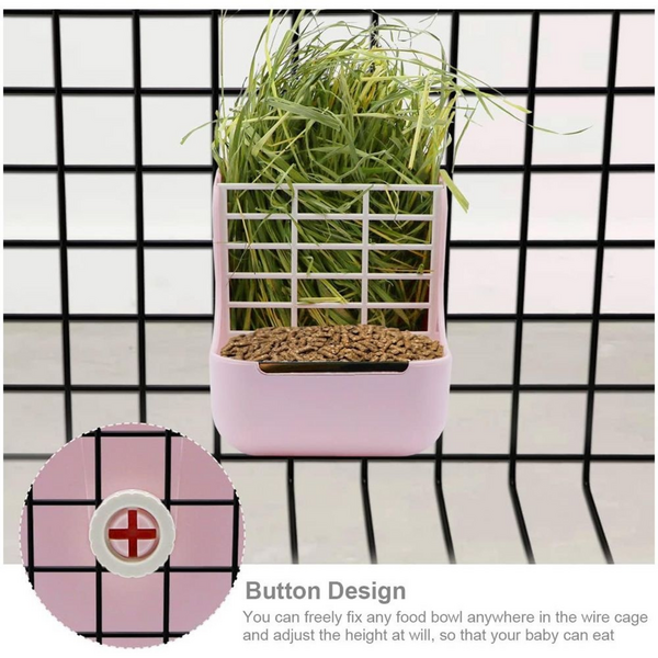 CARNO Rabbit/Chinchilla Hay Feeder Bowl