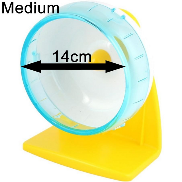 Silent Hamster Wheel With Stand & Suction Cup