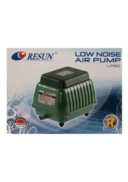 Resun LP60 Aquarium Air Pump 4200L/h 50W Fish Tank & Pond - Low-Noise