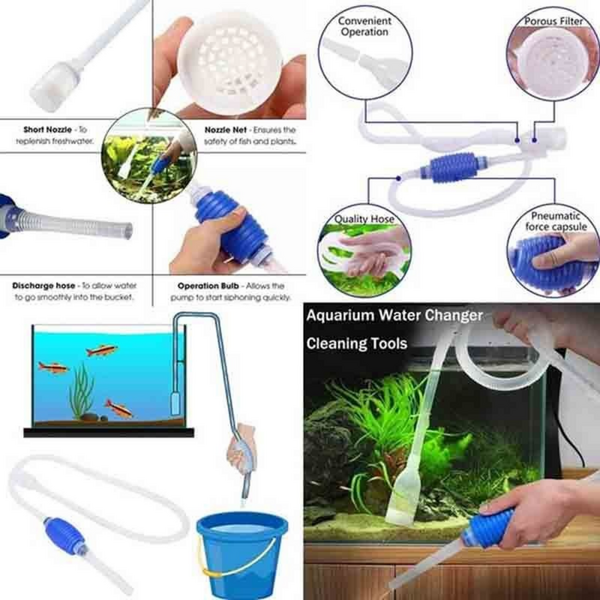 Gravel Siphon Clean for aquariums maintenance 140cm