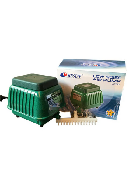 Resun LP60 Aquarium Air Pump 4200L/h 50W Fish Tank & Pond - Low-Noise