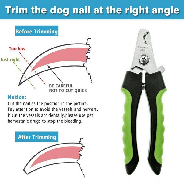 Pet Nail Clipper, Claw & Nails Clippers with Grinder